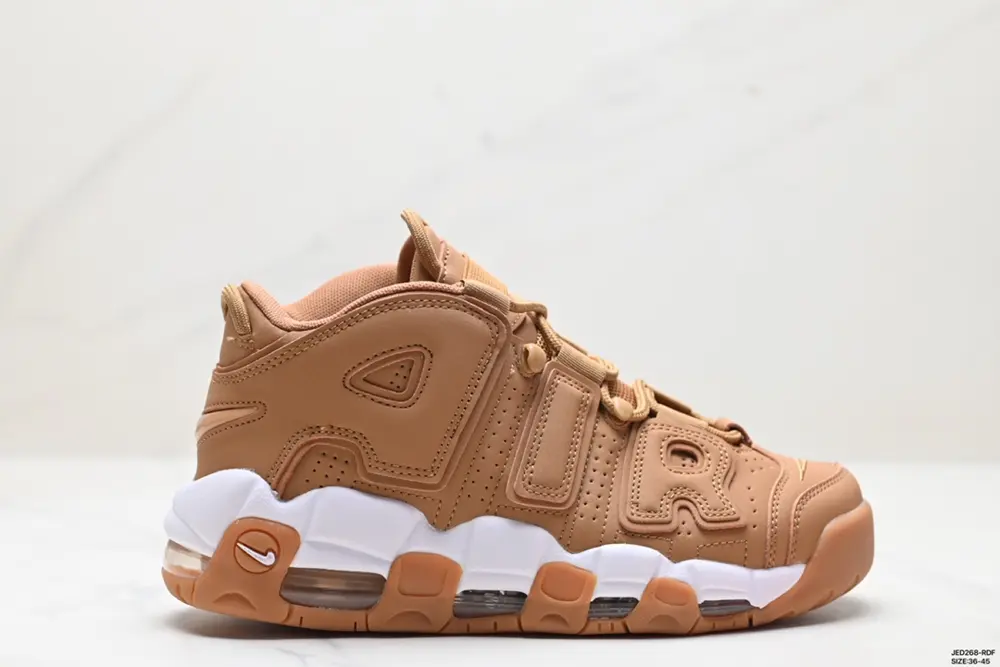 Nike WMNS Air More Uptempo GS Barely Green Pippen’s first generation classic high street 921948