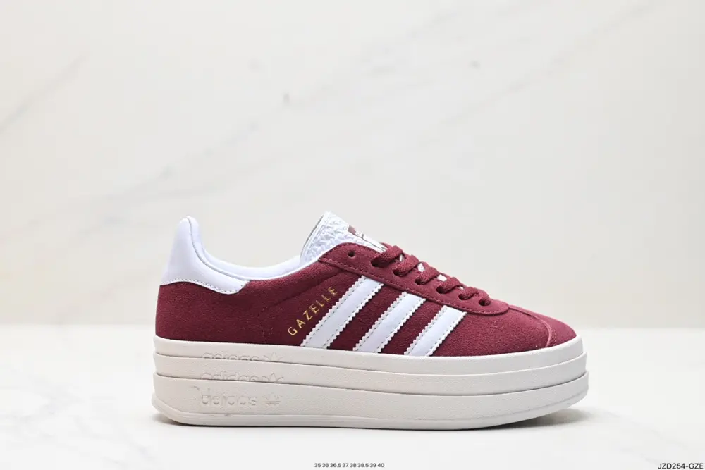 Adidas Gazelle Bold w Low-top Retro All-match Casual Sports Shoes HQ6892