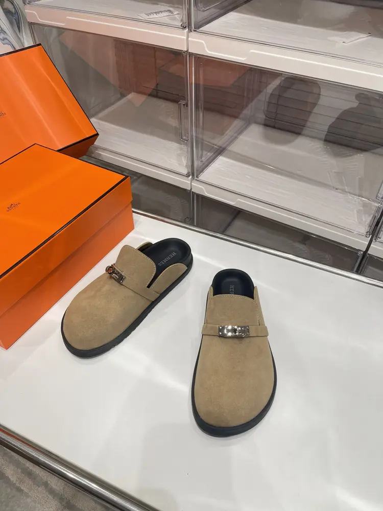 Hermès cute half-slips. Shoes