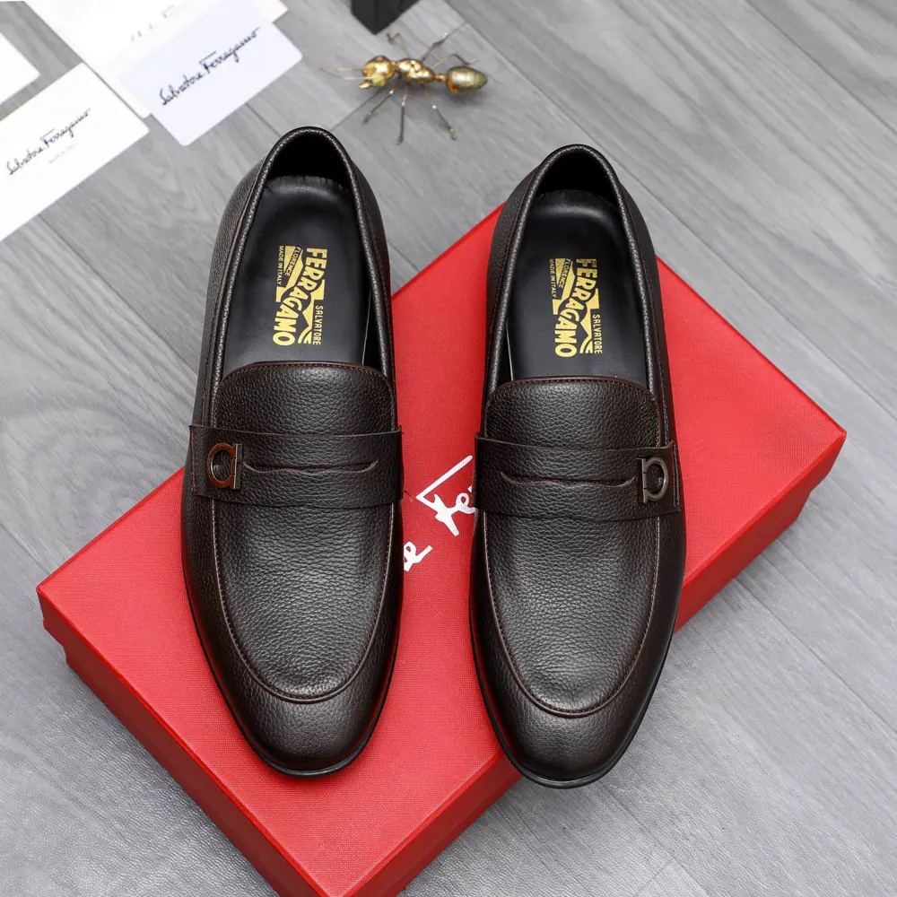 Salvatore Ferragamo business slip-on shoes