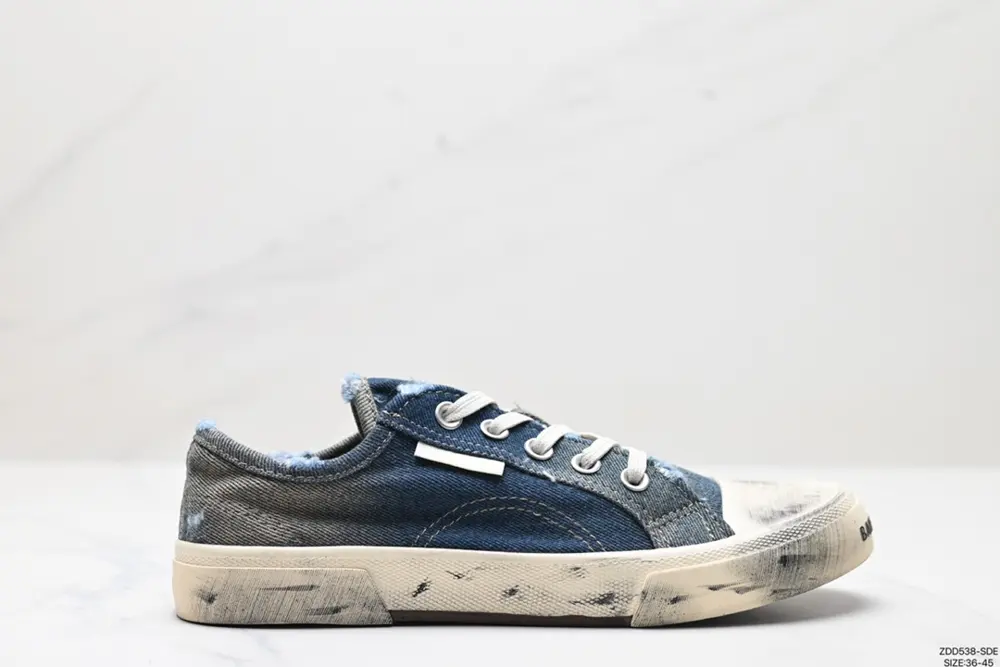 Balenciaga Paris Mid low-top lace-up fashion sneakers 688754