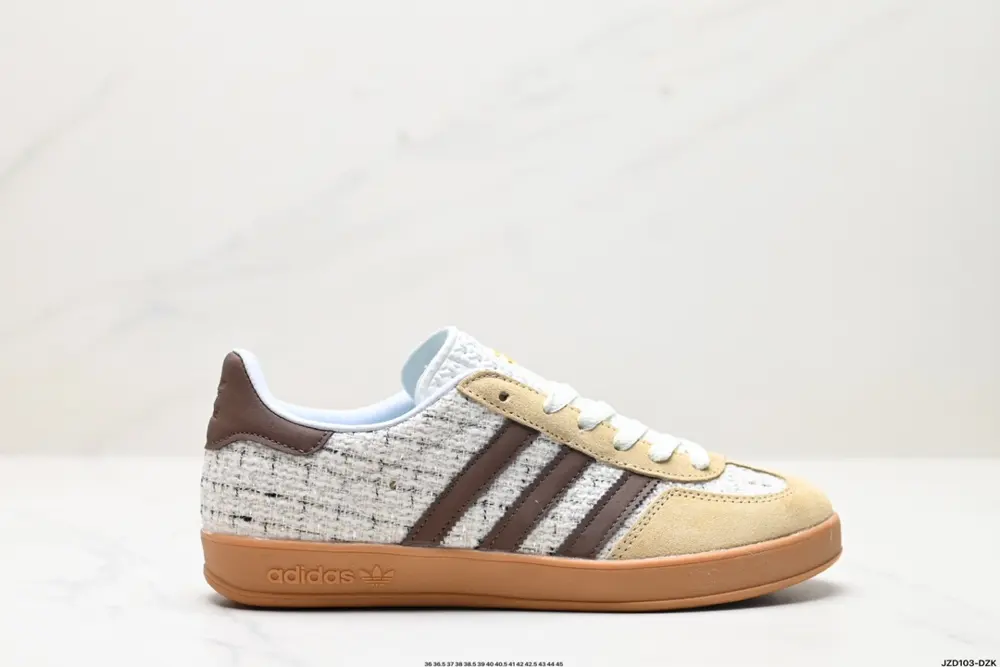 adidas Originals Gazelle INdoor clover casual non-slip wear-resistant low-top sneakers IG1636