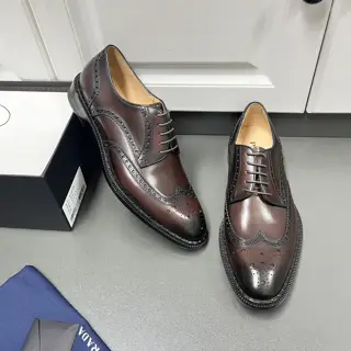 Prada business formal derby shoes
