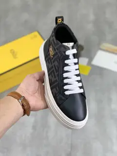 Fendi men’s high-top sports casual shoes
