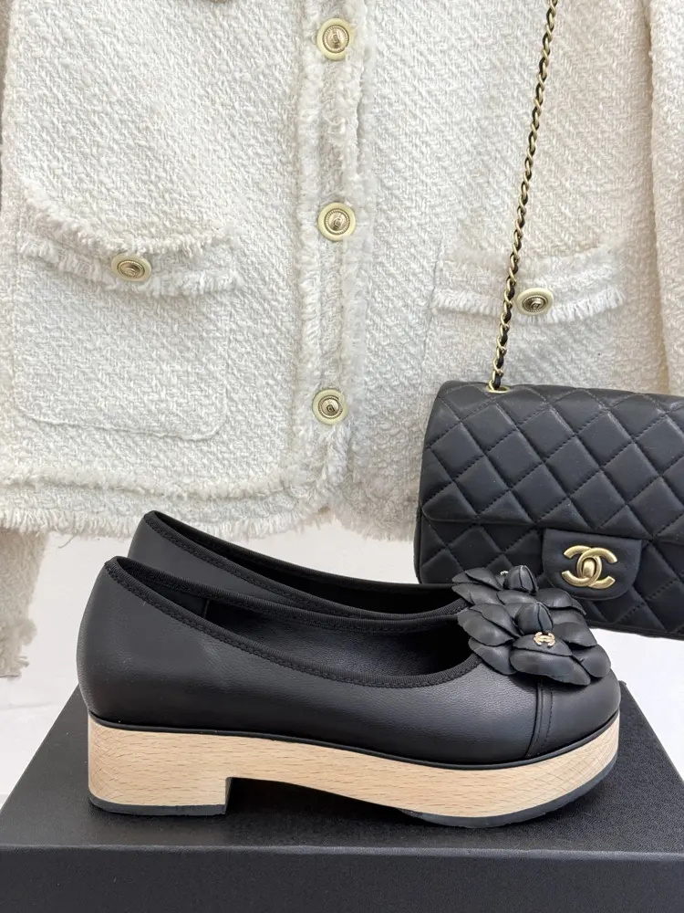 Chanel Thick-soled Camellia Series Shoes