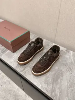Loro piana wool-lined casual shoes