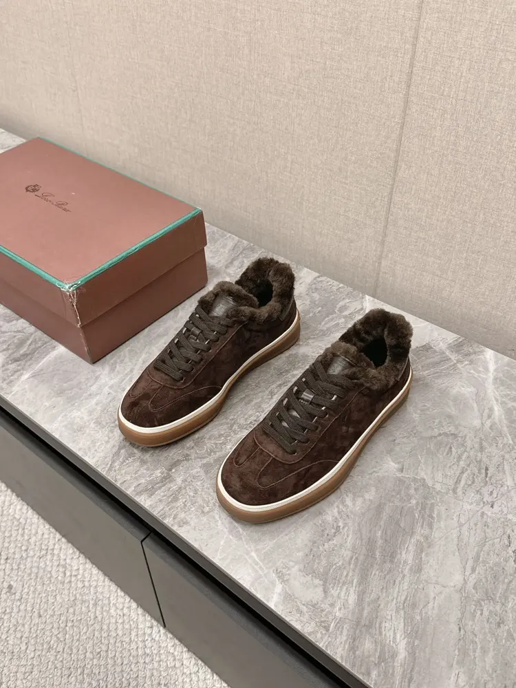 Loro piana wool-lined casual shoes