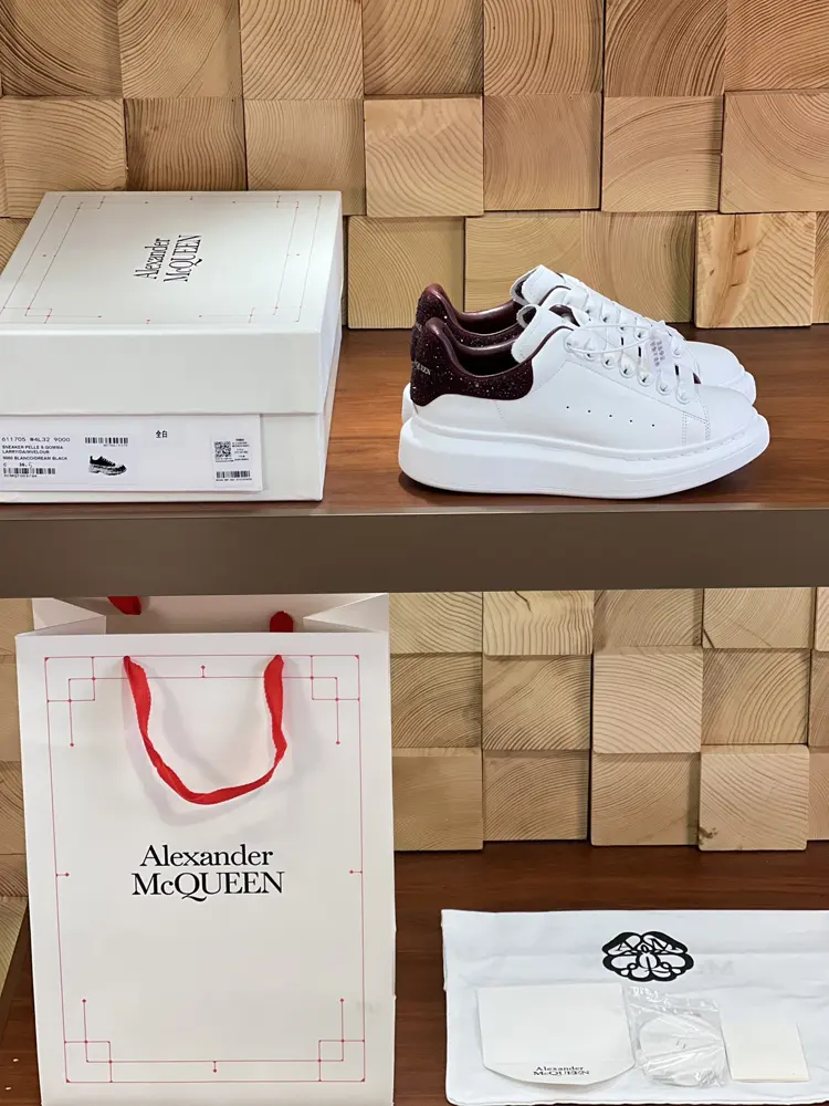 Alexander McQueen classic white shoes