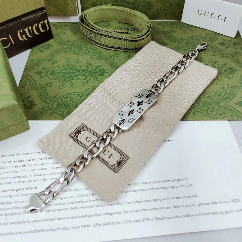 Gucci bee and GG logo