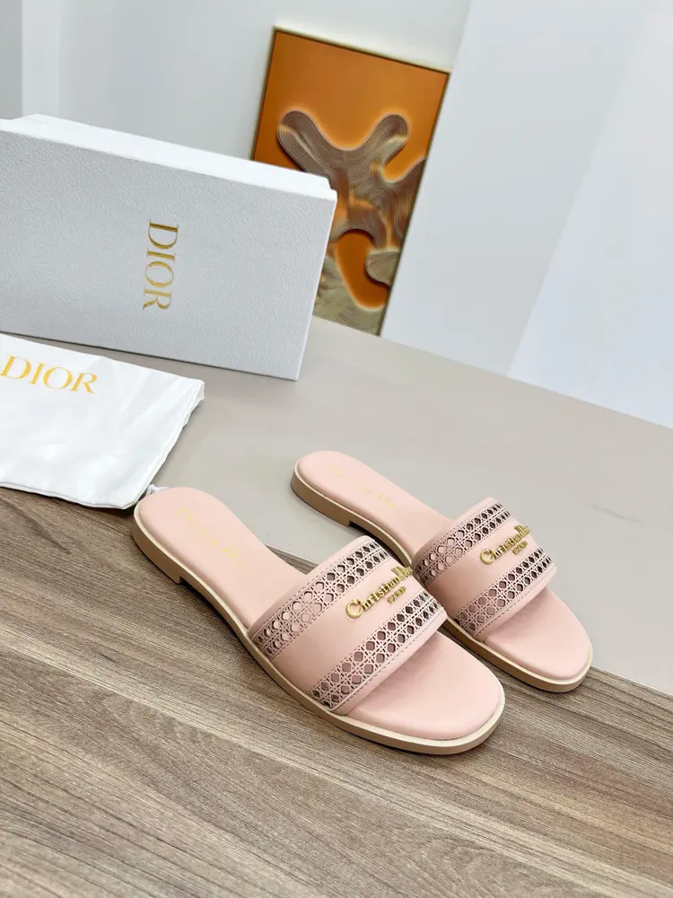 Dior classic style single shoes sandals slippers cloth shoes…Continuously update colors