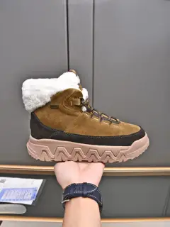 UGG fleece lace-up casual outdoor short boots Trey outdoor style