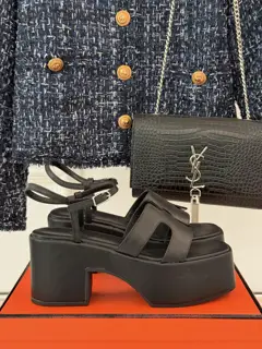 Hermès/Hermès classic H thick-soled sandals