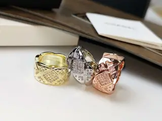 Chanel Wide Diamond Ring
