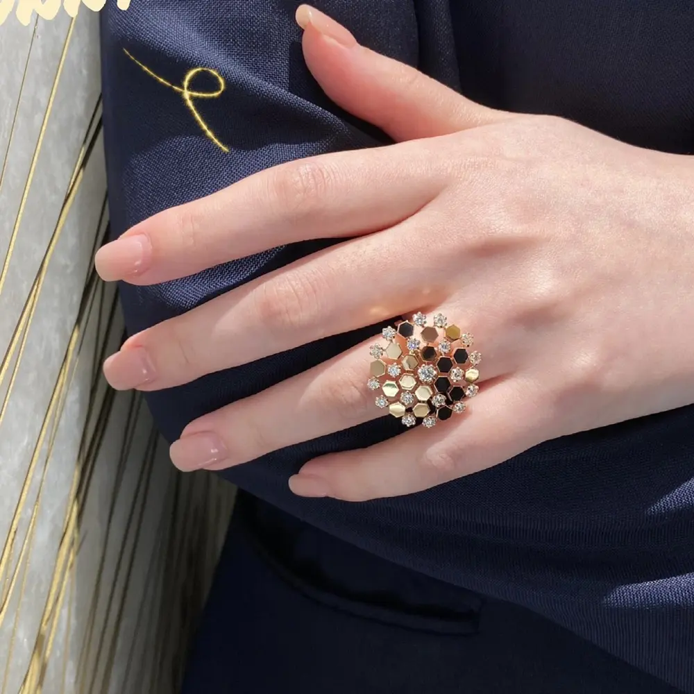 Chaumet Bee My Love rose gold ring