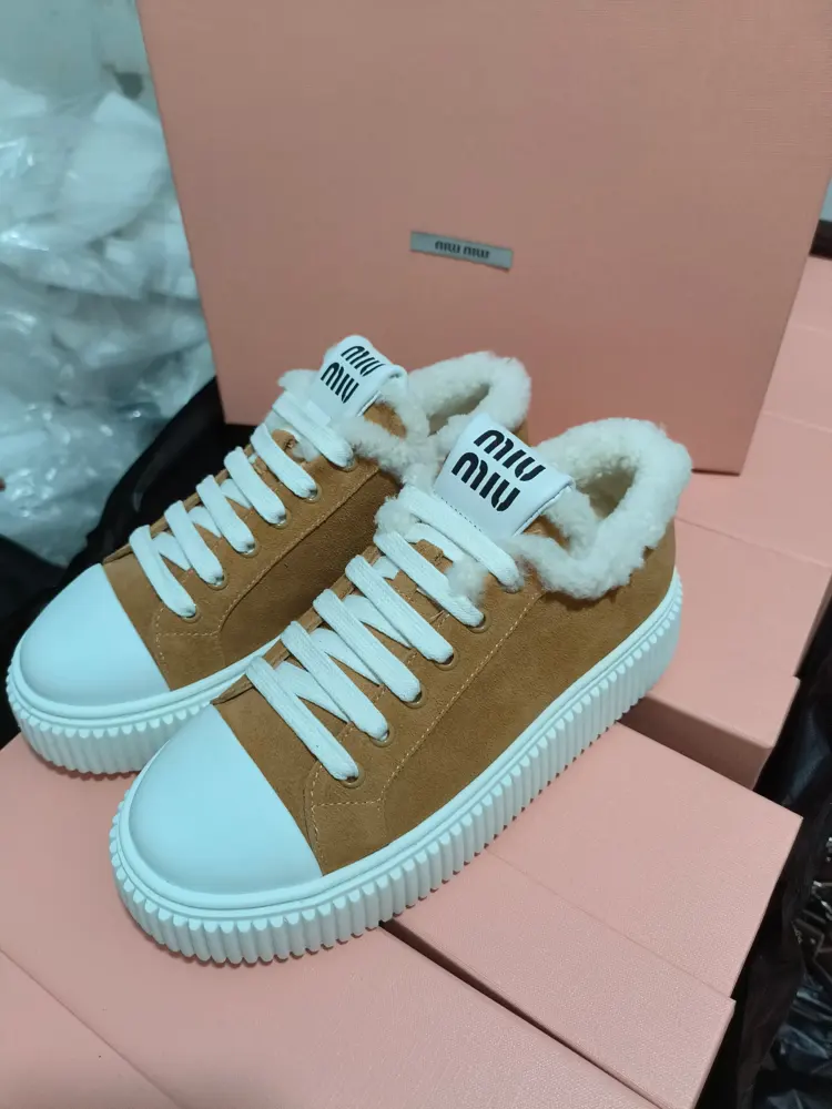 Miu Miu Miu new wool sneakers P