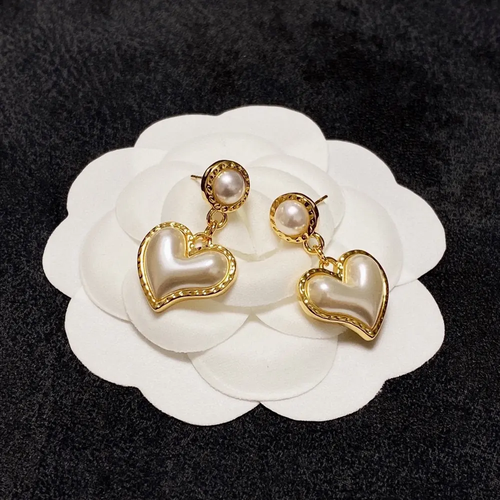 Chanel Heart Earrings