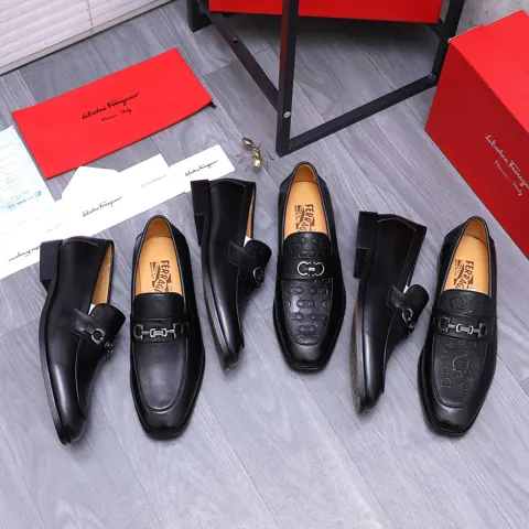 Salvatore Ferragamo business slip-on shoes
