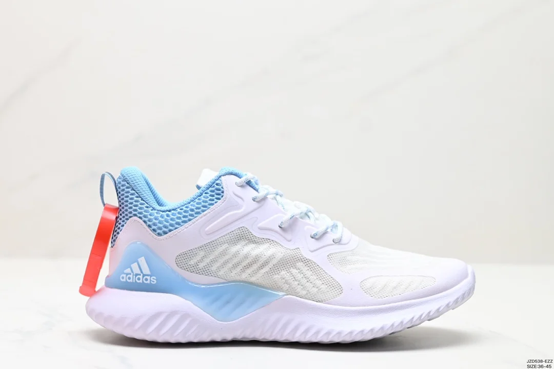 Adidas AlphaBOUNCE M Alpha high elastic horse brand shark gill pattern outsole leisure B43685