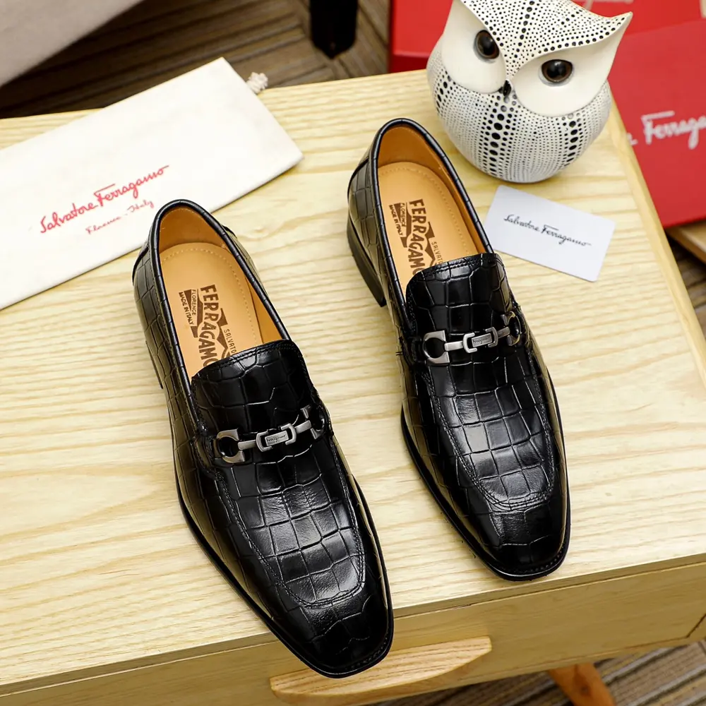 Salvatore Ferragamo casual slip-on shoes Official website original 1:1 mold