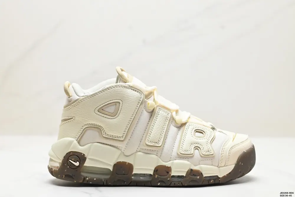 Nike WMNS Air More Uptempo GS Barely Green Pippen’s first generation classic high street 921948