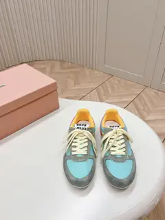 MiuMiu casual sports Forrest Gump shoes German training shoes retro fashion simple and