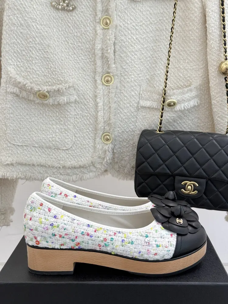 Chanel Thick-soled Camellia Series Shoes