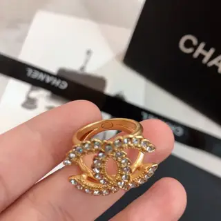 Chanel Classic CC Series Micro-paving Ring