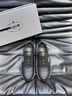 Prada men’s leather sneakers