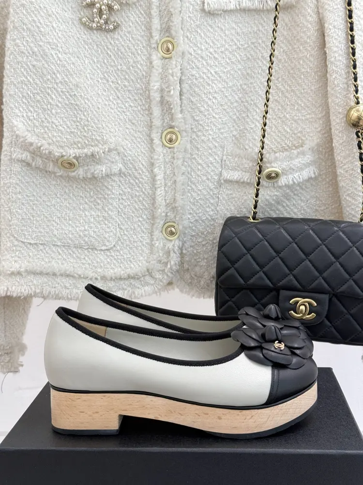 Chanel Thick-soled Camellia Series Shoes