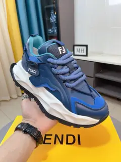 Fendi casual shoes Original high quality Upper imported cowhide upper stitching leather
