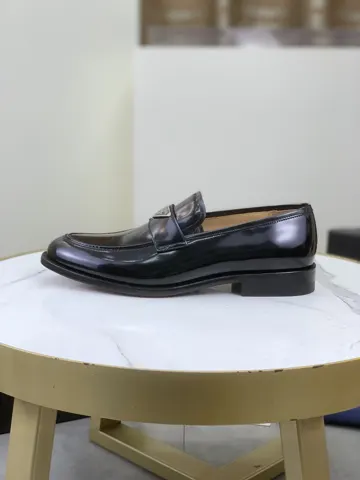 Prada men’s business casual leather shoes