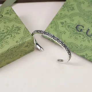 Gucci flower element retro silver bracelet