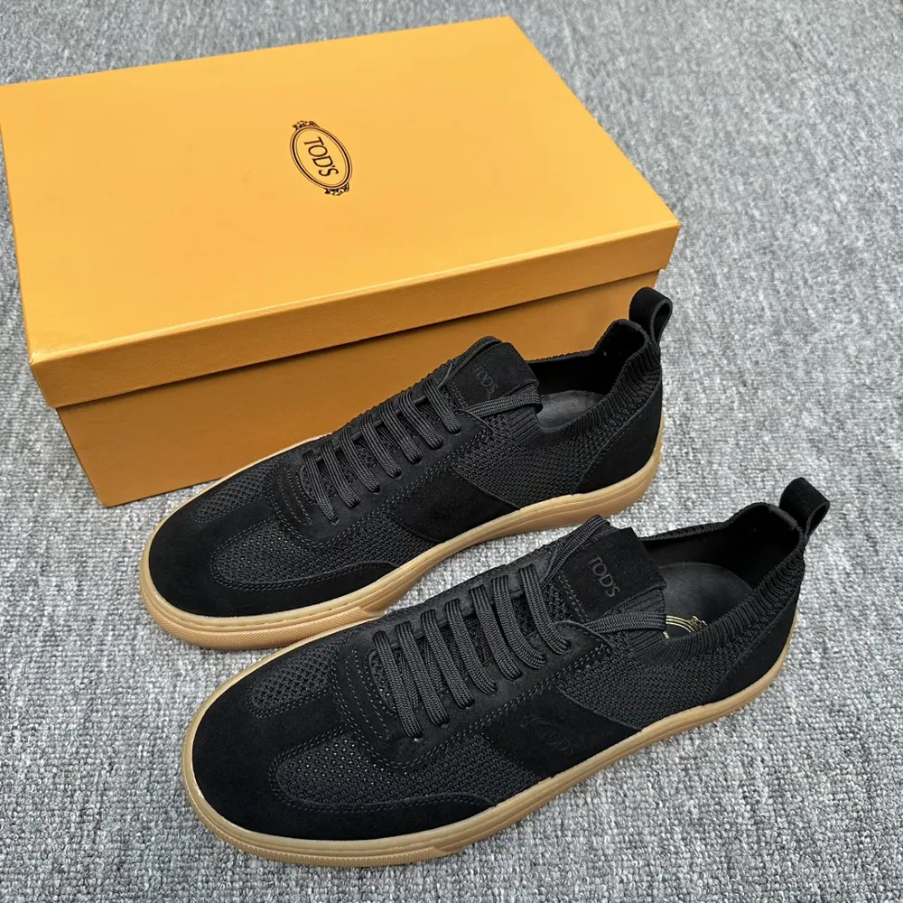 Tods men’s sock-style logo sports casual running shoes