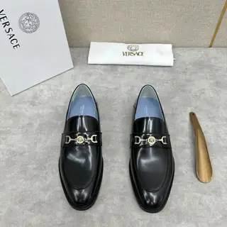 Versace men’s business leather shoes