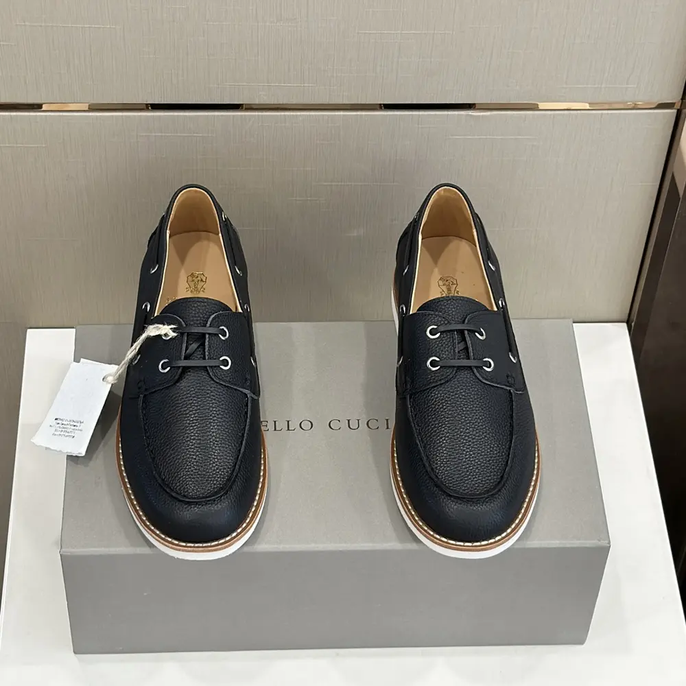 Brunello Cucinelli new tassel suede loafers