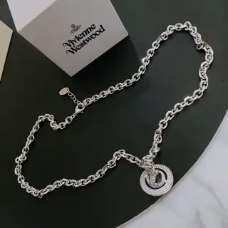 Vivienne Westwood Classic Large Saturn Necklace