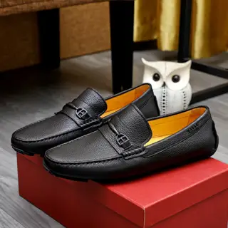 Bally loafers are on sale at the counter