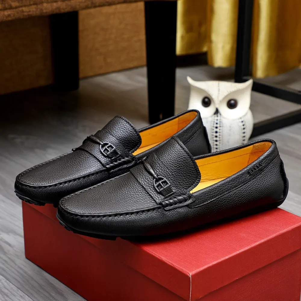 Bally loafers are on sale at the counter
