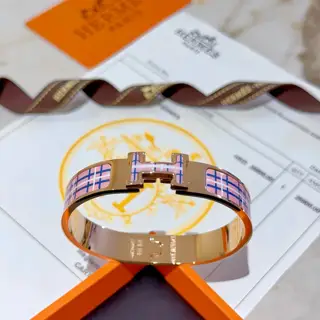 Hermes bracelet v gold original custom Hermes bracelet enamel craftsmanship is too