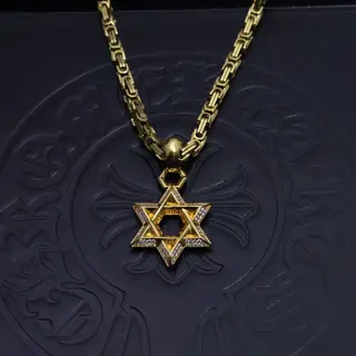 Chrome Hearts handmade craftsmanship Gold classic best-selling necklace