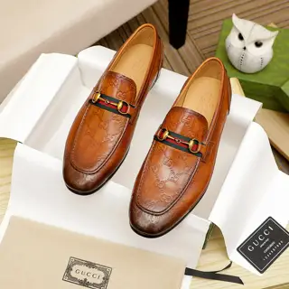 Gucci men’s business formal leather shoes New models synchronized with Hong Kong counters