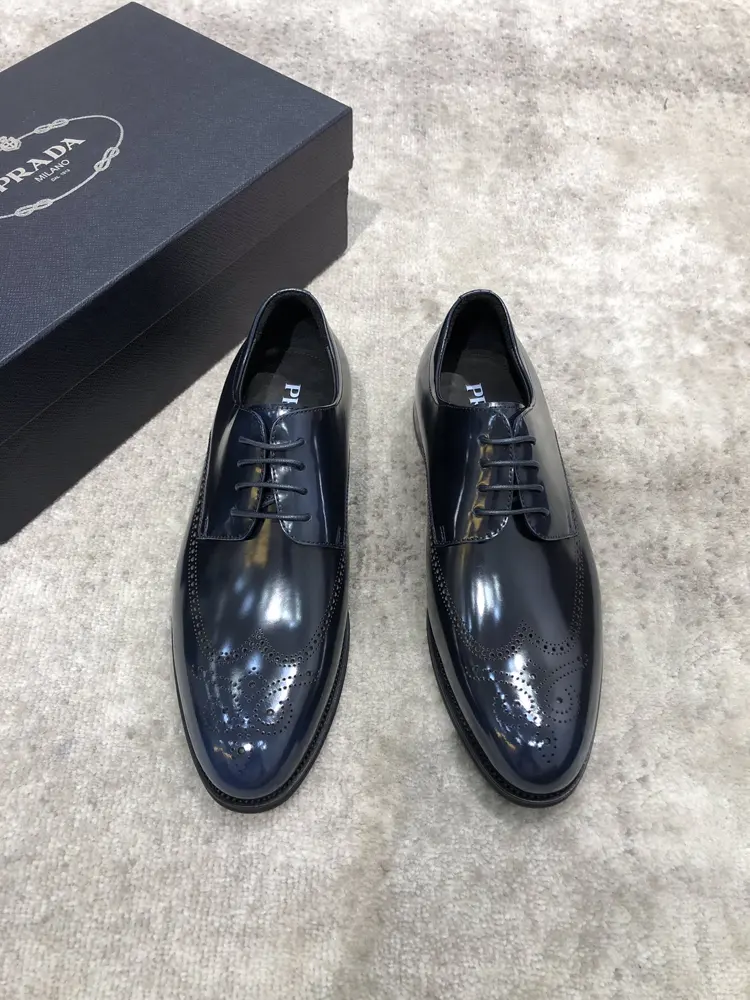 Prada men’s high-end leather shoes