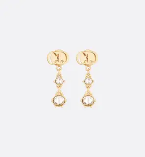 DIOR earrings Temperament and personality ▲ The same brass material as the counter Hot sale