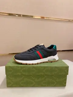 Gucci casual sports shoes upper Italian imported cowhide