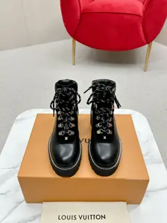 Louis Vuitton Martin boots lace-up ankle boots