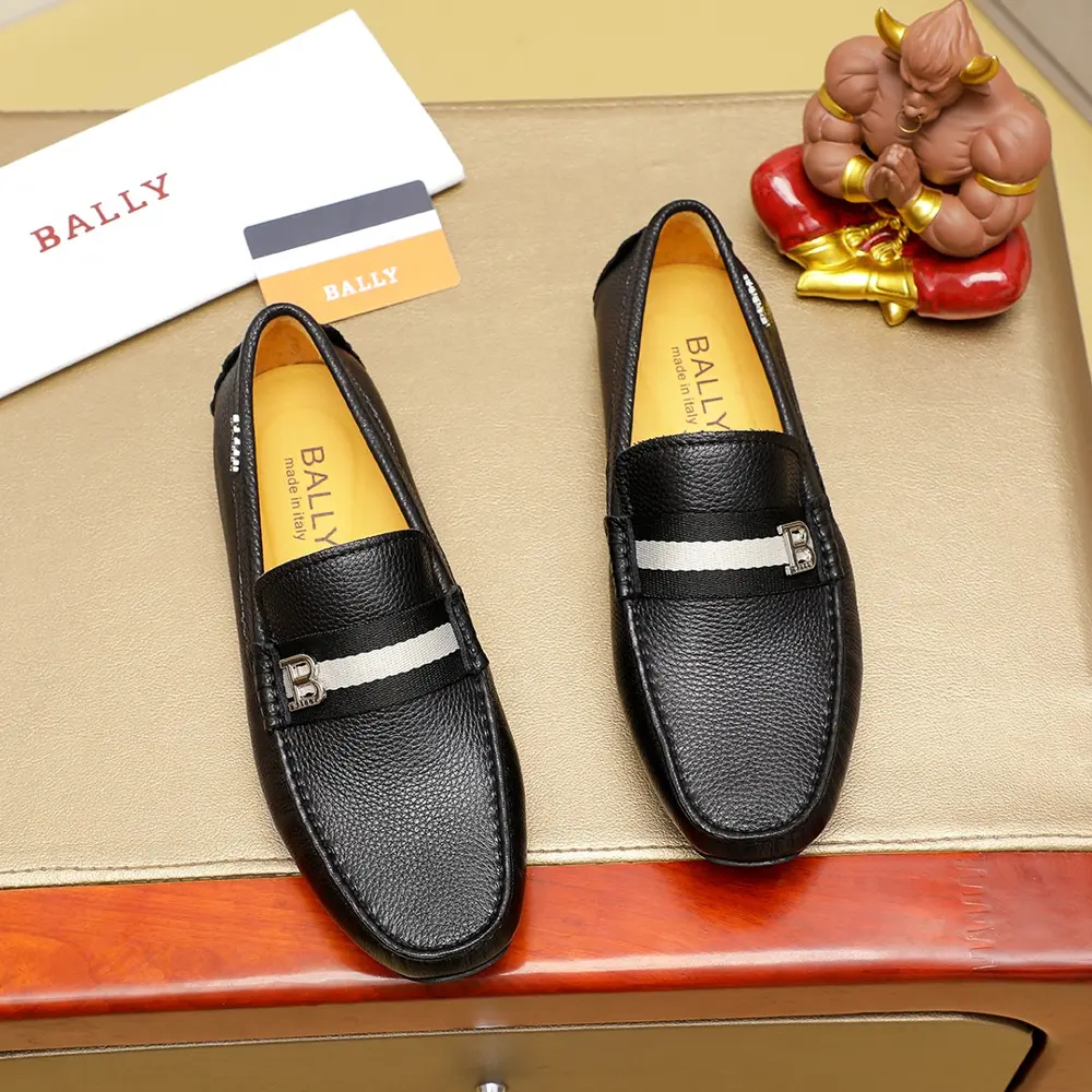 Bally loafers are on sale at the counter