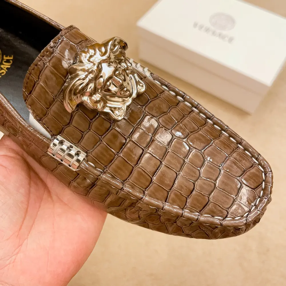 Versace Upper first layer imported cowhide