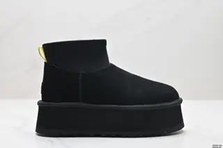 UGG Zhou Dongyu same style thick-soled snow boots for women 2024 new style leather and fur