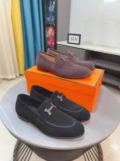 Hermès business leather shoes