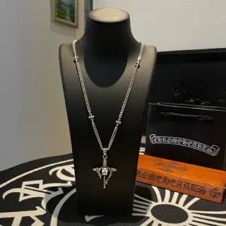 Chrome Hearts classic cross necklace